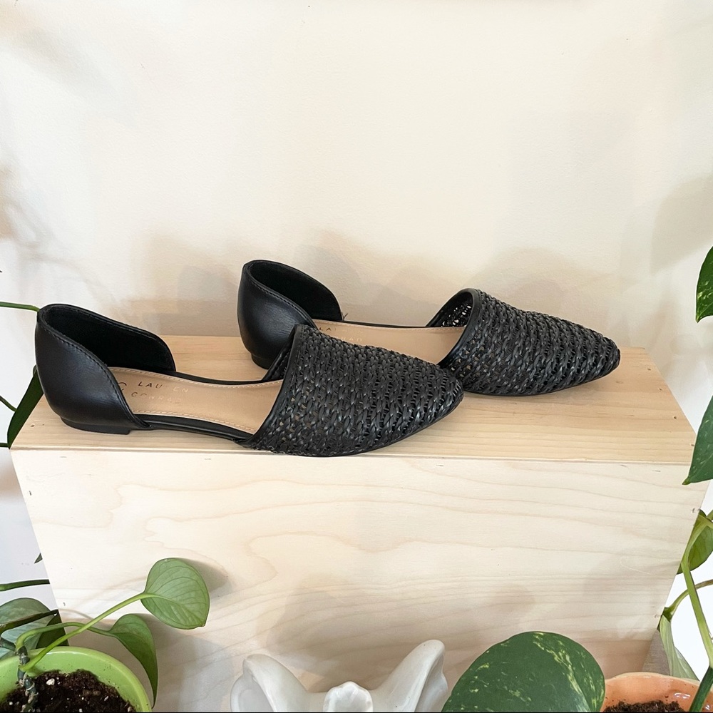 6 LC Lauren Conrad black Bohemian, Flats